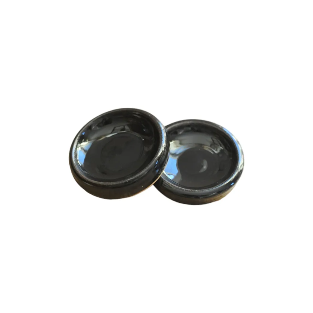 Ceramic mask bowl - black