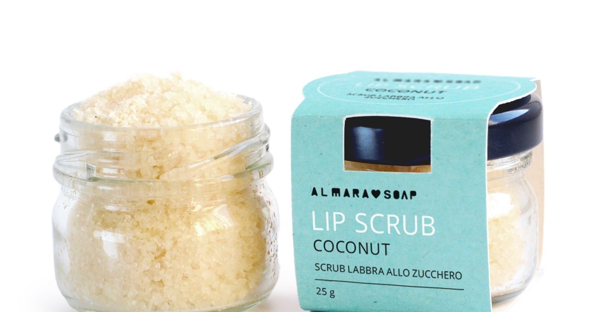 Lip Scrub Coconut Peeling Sweet Food Almara Soap