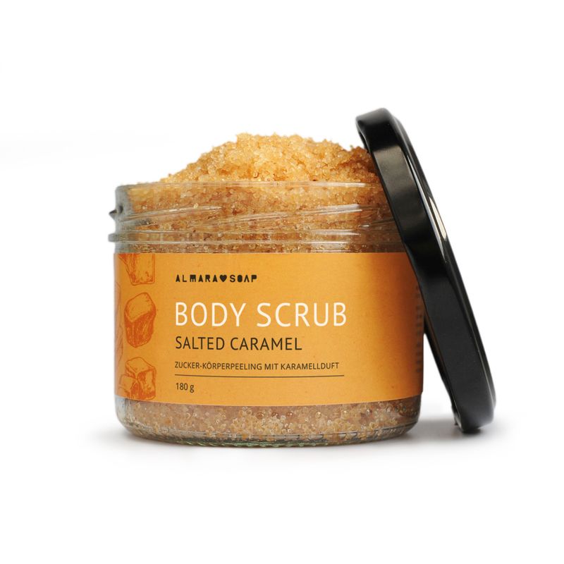Salted Caramel Body Scrub Almara Soap
