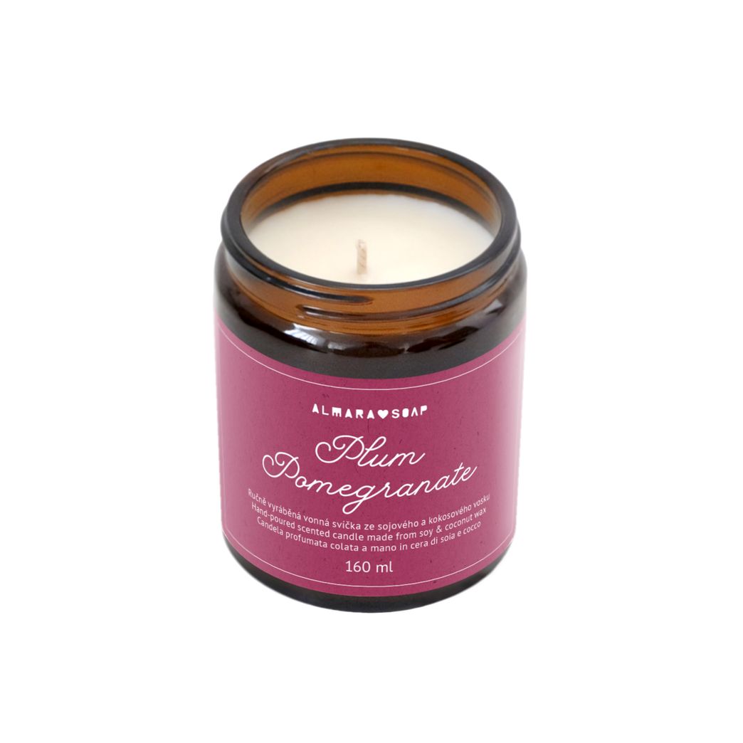 Scented Candle PLUM POMEGRANATE